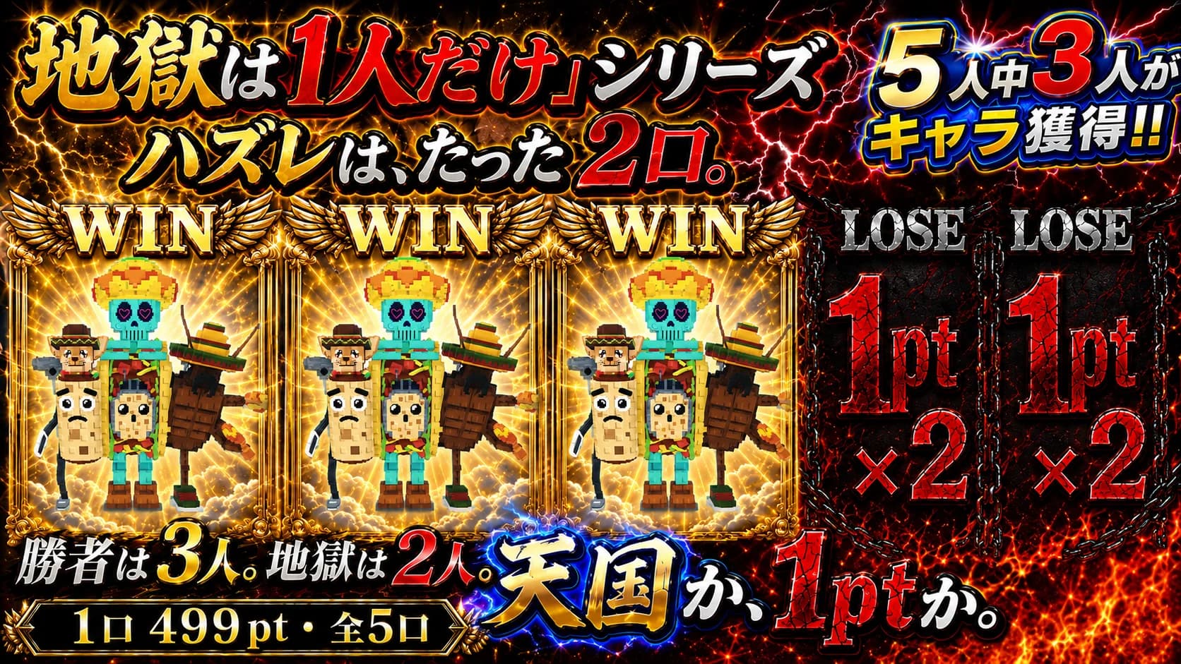 5人中3人がラタコ確定!!